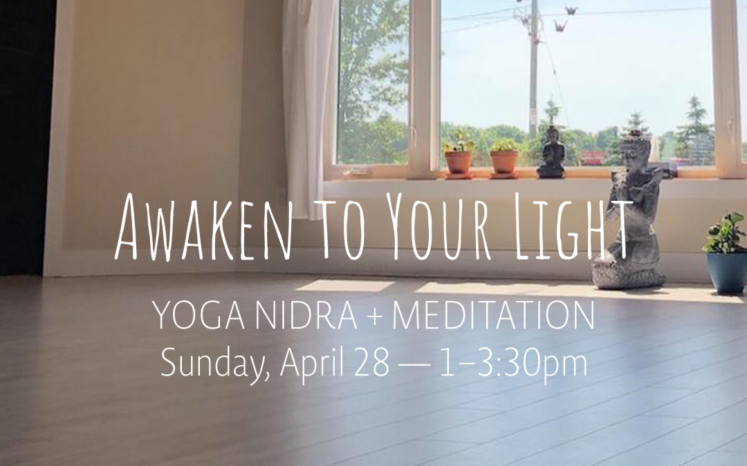 Sunlight through the large window of the Hut at Stream Yoga + Meditation