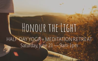 Honour the Light Half Day Retreat | Jun 21