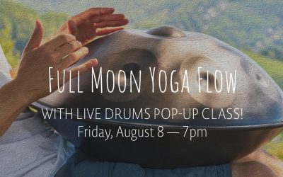 Full Moon Yoga Flow with Live Drums | Aug 8