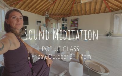 Sound Meditation | Oct 3