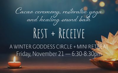 Rest + Receive | Nov 21